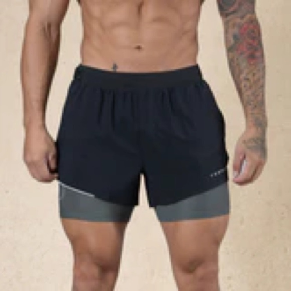 YOUNG LA Compression Shorts sz Large